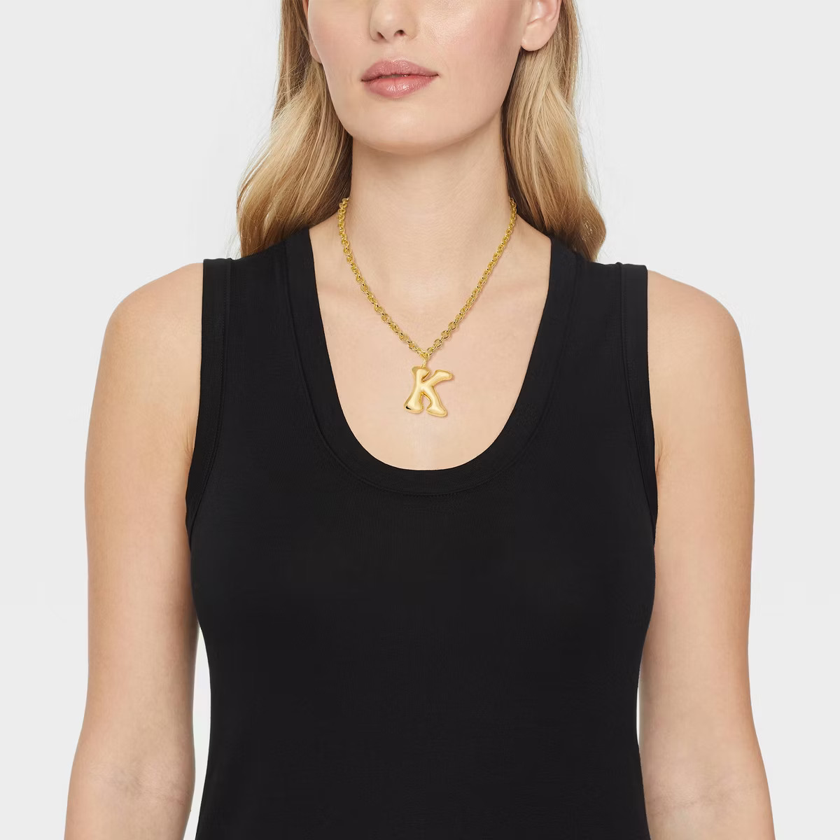 SUGARFIX by BaubleBar Bubble Initial Necklace - Gold | Target