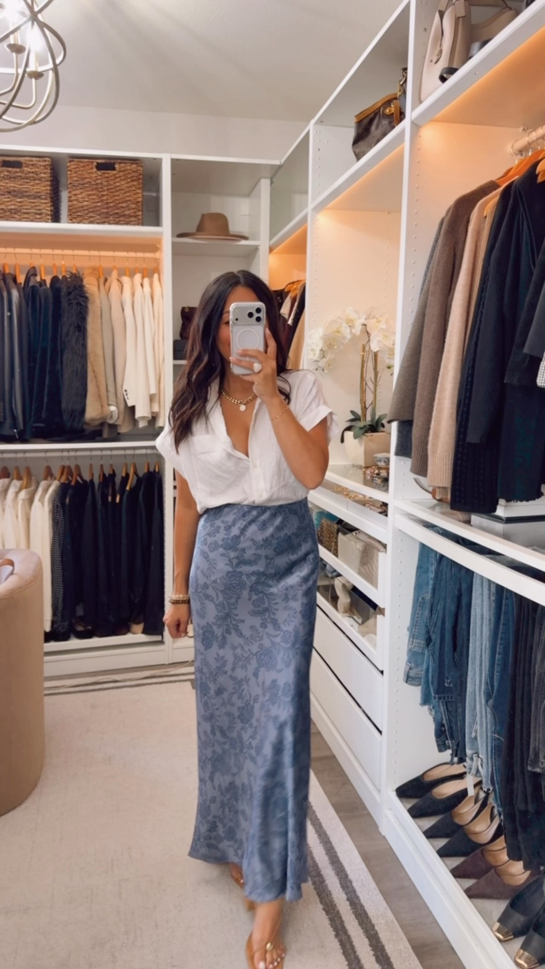 Slip skirt! Love this print for summer- 
Everything is TTS wearing a small

#LTKootd #LTKOver40