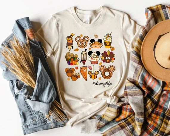 Disney Fall Shirt, Disney Life Shirt, Disney Snacks Fall Shirt, Disney Pumpkin Spice Shirt, Disne... | Etsy (US)