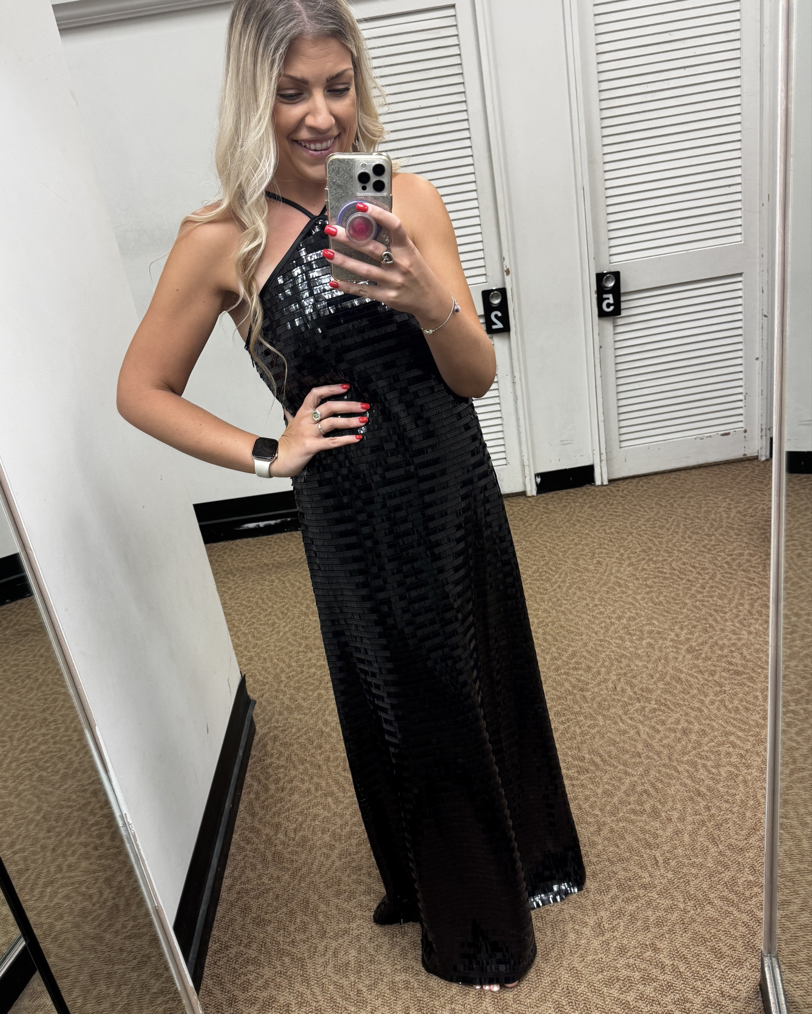 Scored at Dillards! 🤩🤩🤩

Le’ Al.X black sequin column dress: size M
Gianni Bini rainbow dress: size 8
Black and white sequin dress with train: size M

#LTKFindsUnder100 #LTKParties #LTKMidsize