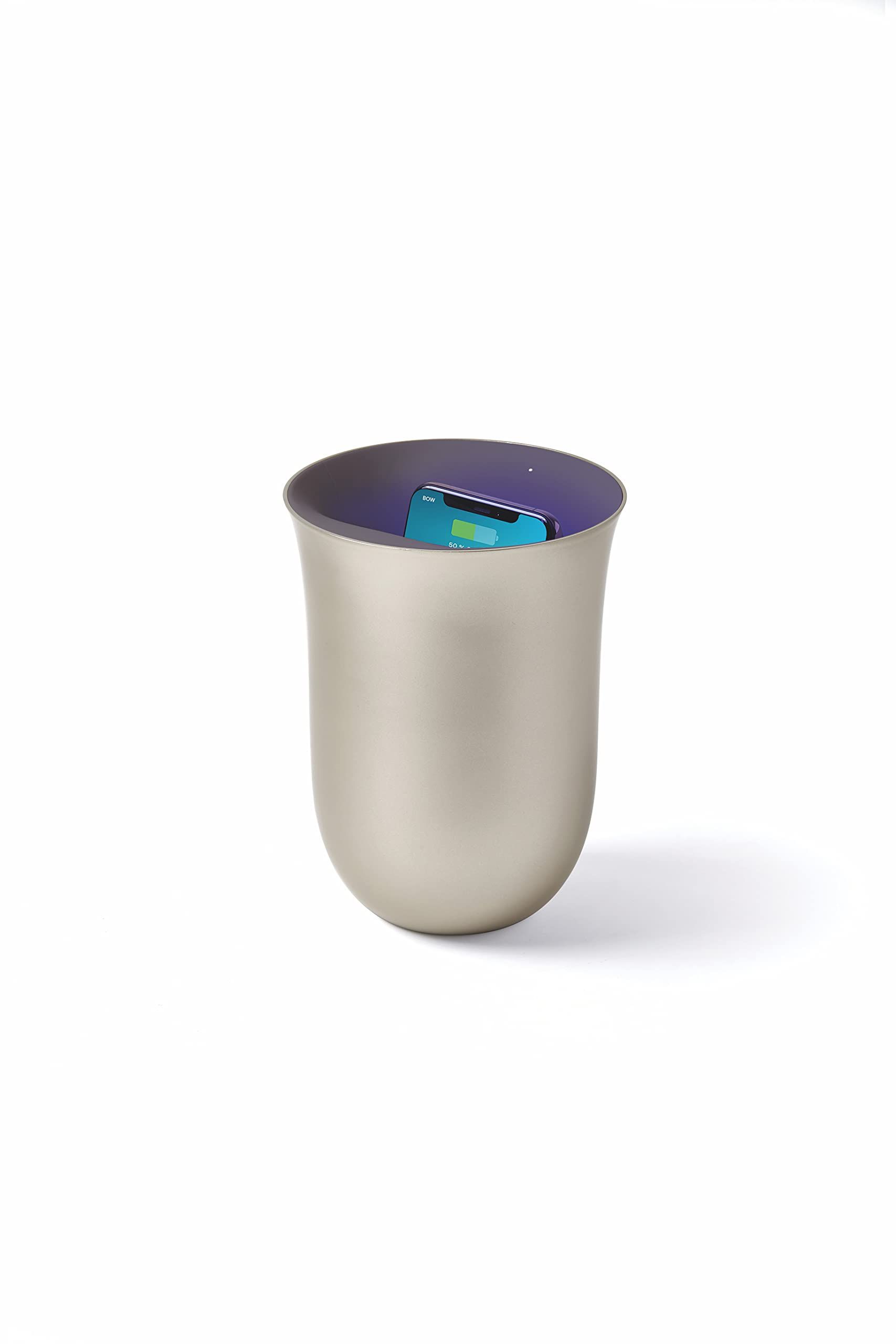 Lexon OBLIO - QI Wireless Charger Station with Built-in UV Sanitizer - Gold | Amazon (US)