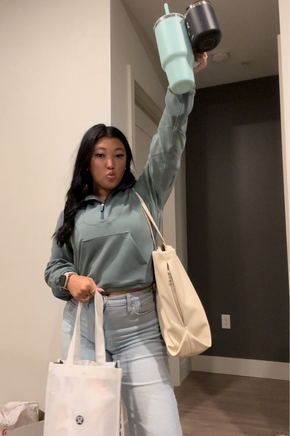 Clinic outfit & emotional support drink wear!

#LTKworkwear