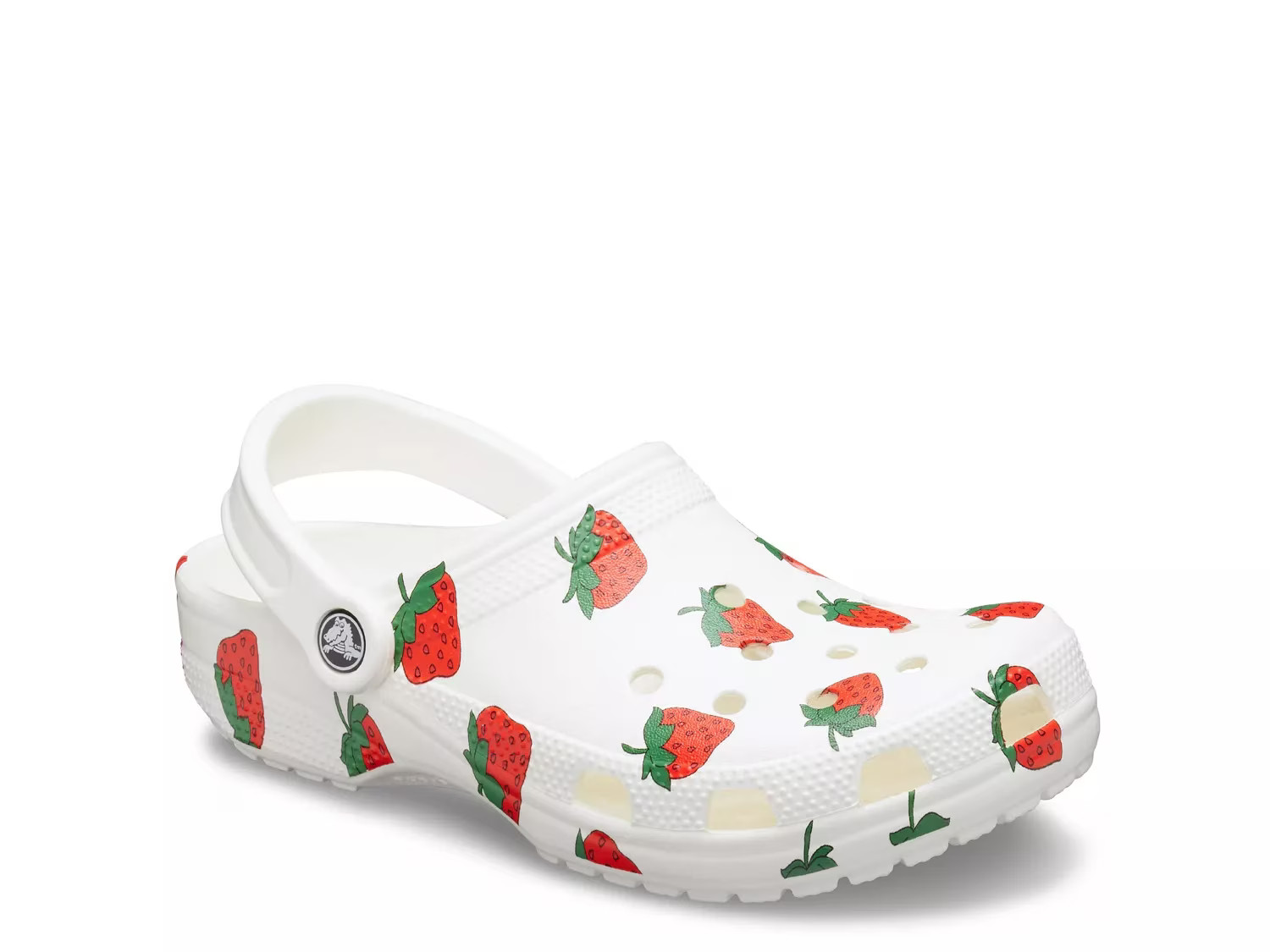 Crocs Classic Clog | Women's | White/Red Strawberry | Size 11 | Clogs | Sandals | Slide | DSW