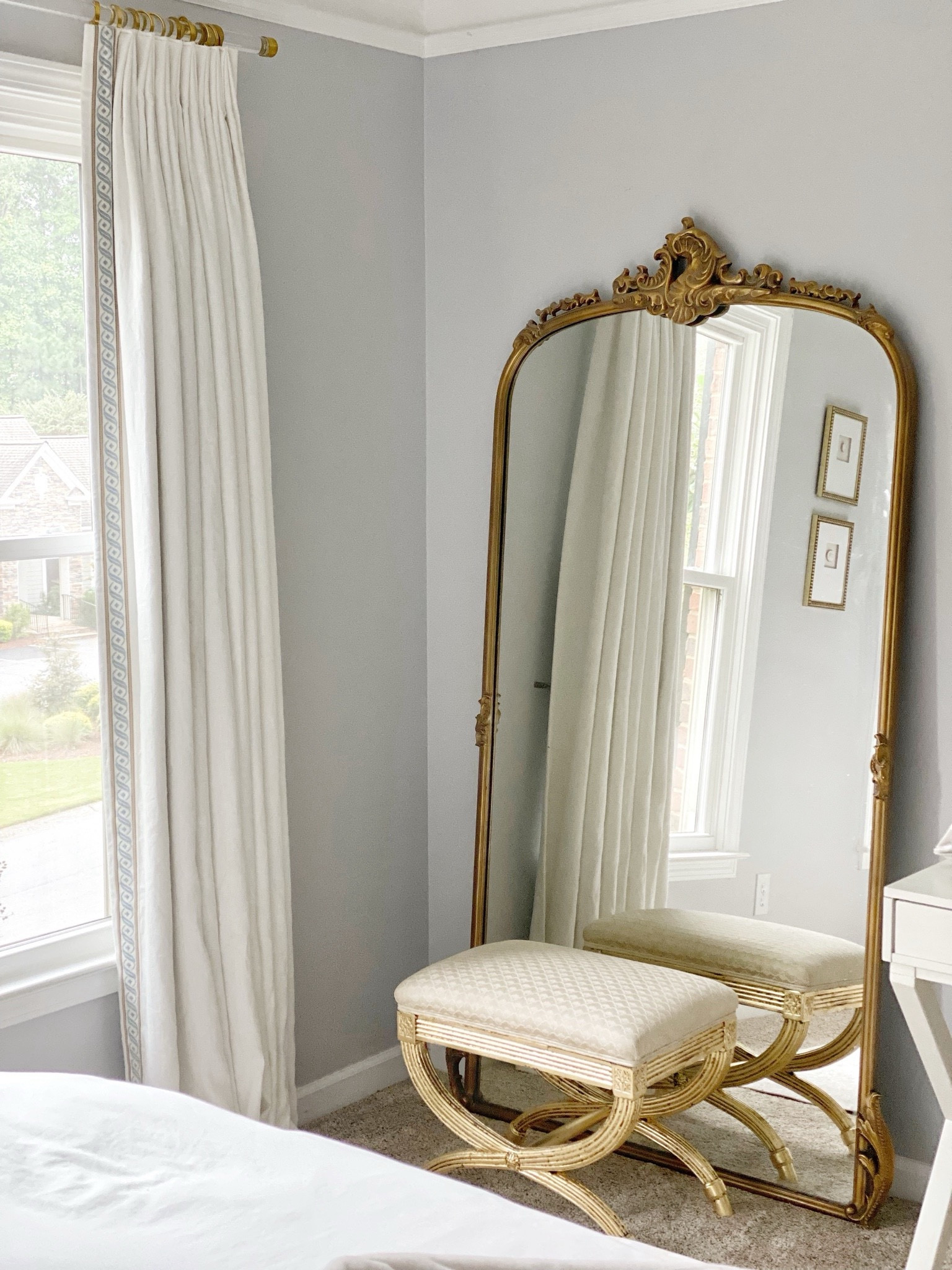 Amelie Floor Mirror in Gold curated on LTK