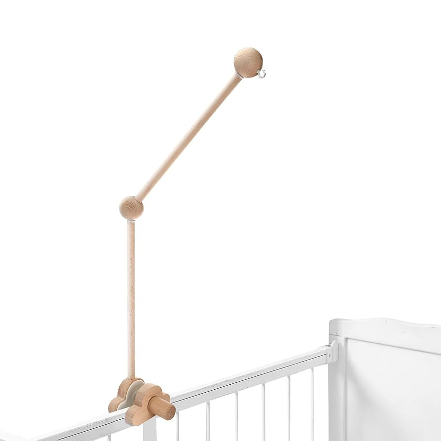 Baby Mobile Halterung für Babybett, Mobile Halterung Holz Wolken, abnehmbarer Baby-Mobile-Aufhä... | Amazon (DE)