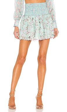 HEMANT AND NANDITA Missima Mini Skirt in Mixed Pastels from Revolve.com | Revolve Clothing (Global)