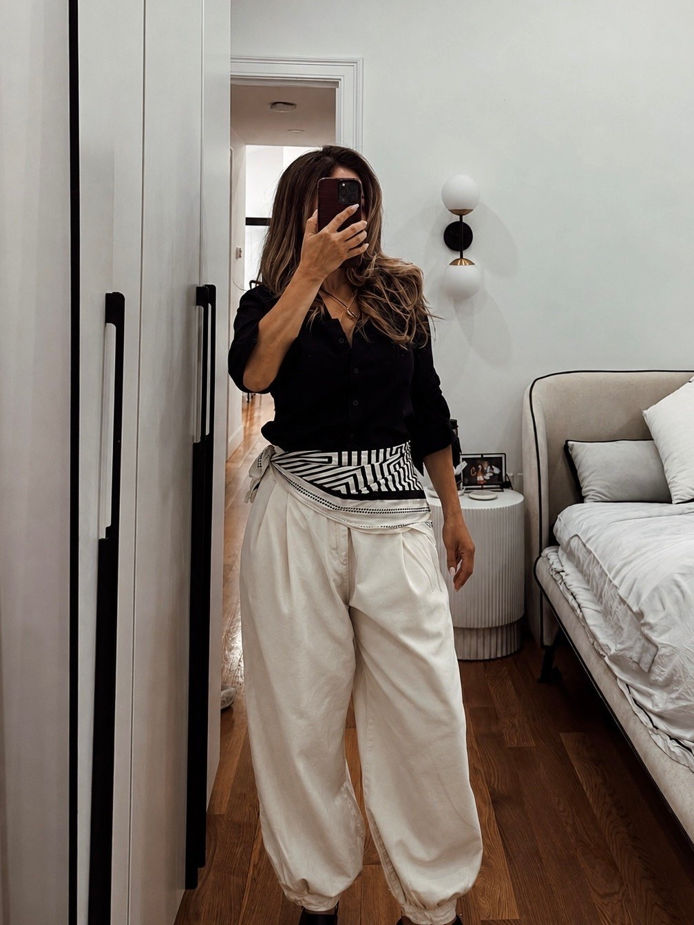 One styling swap that instantly elevates any outfit 🤌🏼
Instead of reaching for a belt, tie a scarf at your waist. It transforms even the most basic black shirt and cream pants into a look that feels effortlessly polished, intentional, and expensive.

If you’ve been wanting your outfits to look more put-together without buying anything new, this is the trick to try.
Everything linked here. 🤍

Summer outfits, vacation outfits, work outfits, date night outfits, petite size outfits, over 40 style

#LTKootd #LTKgrwm #LTKPetite
