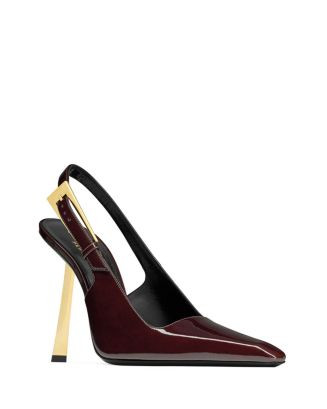 Women's Lee Slingback Pumps in Glazed Leather | Bloomingdale's (US)