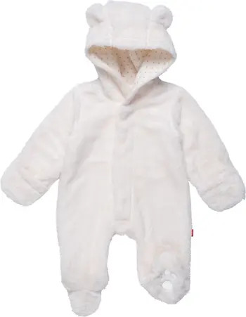 Magnetic Me Cloud Minky Fleece Hooded Footie | Nordstrom | Nordstrom