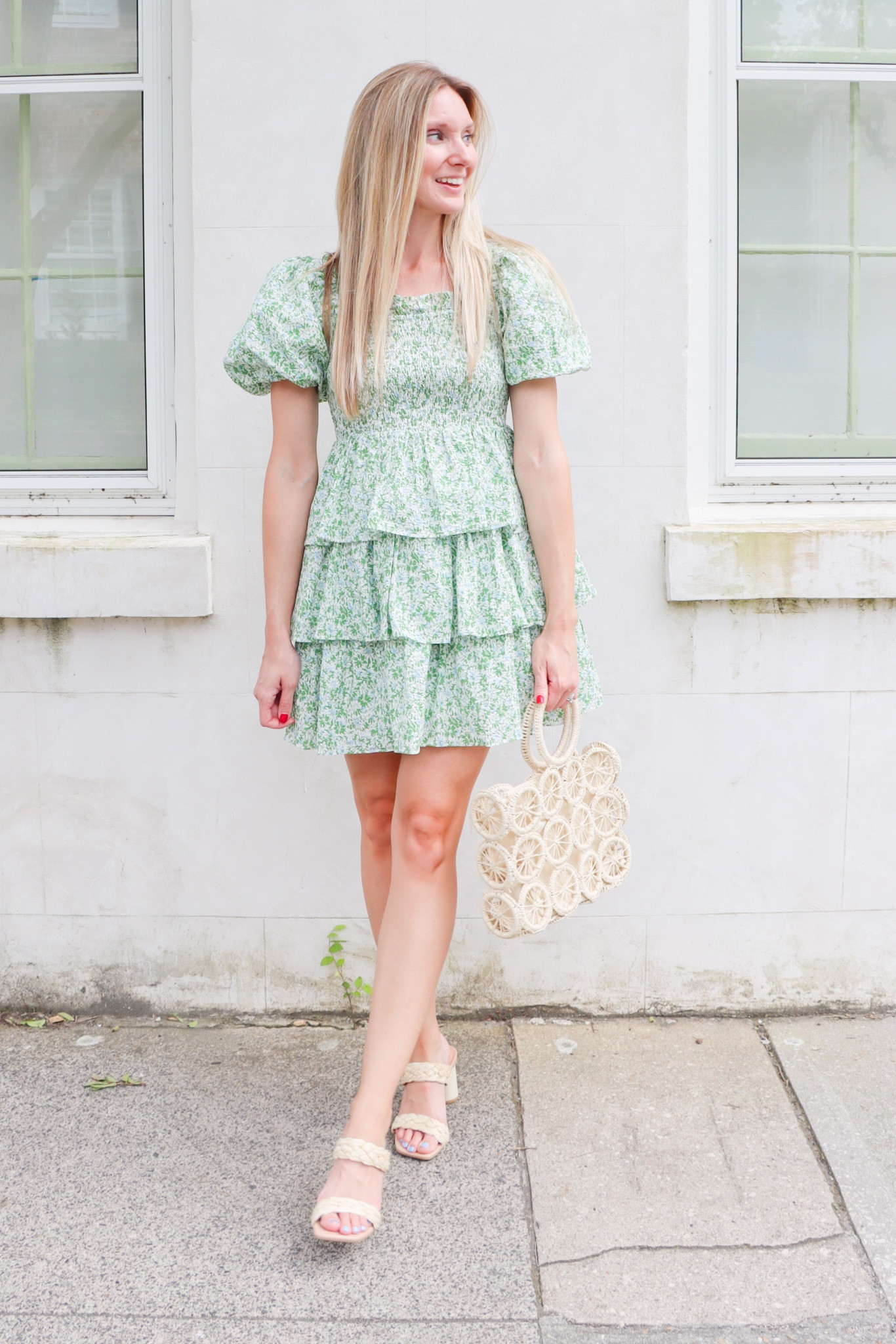 Just found this green tiered mini dress from English Factory on major sale 

#LTKSale #LTKFind #LTKSeasonal