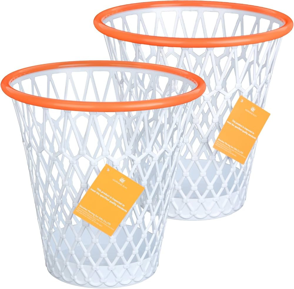 2 PCS Basketball Trash Can,Wastebasket,Basketball gift,4.5 Gallon,Size11"x11"x12"Basketball Hoop,... | Amazon (US)