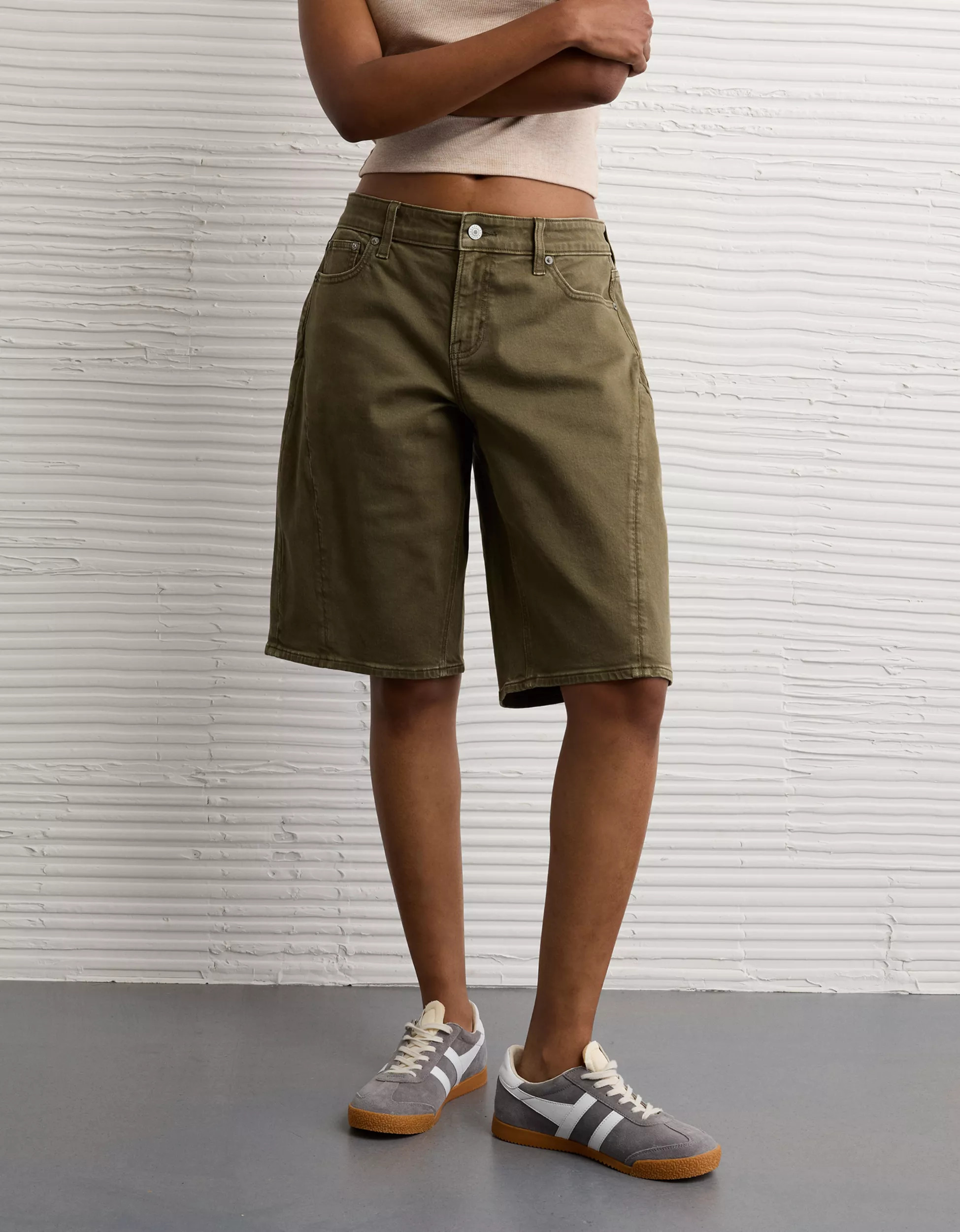 AE 13" Stretch Barrel Short | American Eagle Outfitters (US & CA)