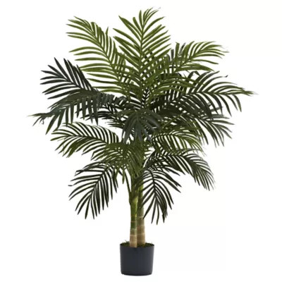 Nearly Natural™ 4-Foot Golden Cane Palm Tree in Nursery Pot | Bed Bath & Beyond | Bed Bath & Beyond