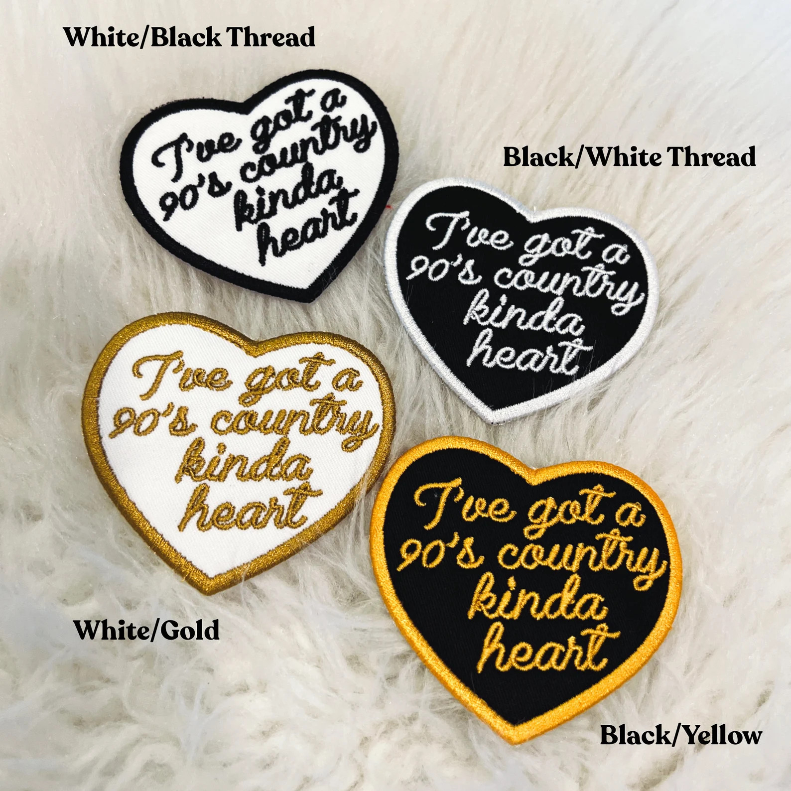 90s Country Kinda Heart Patch Trucker Hat - Etsy | Etsy (US)