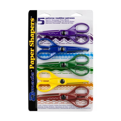 Hygloss® Paper Shapers® Decorative Scissors 5-Pack, Set 1 | Target