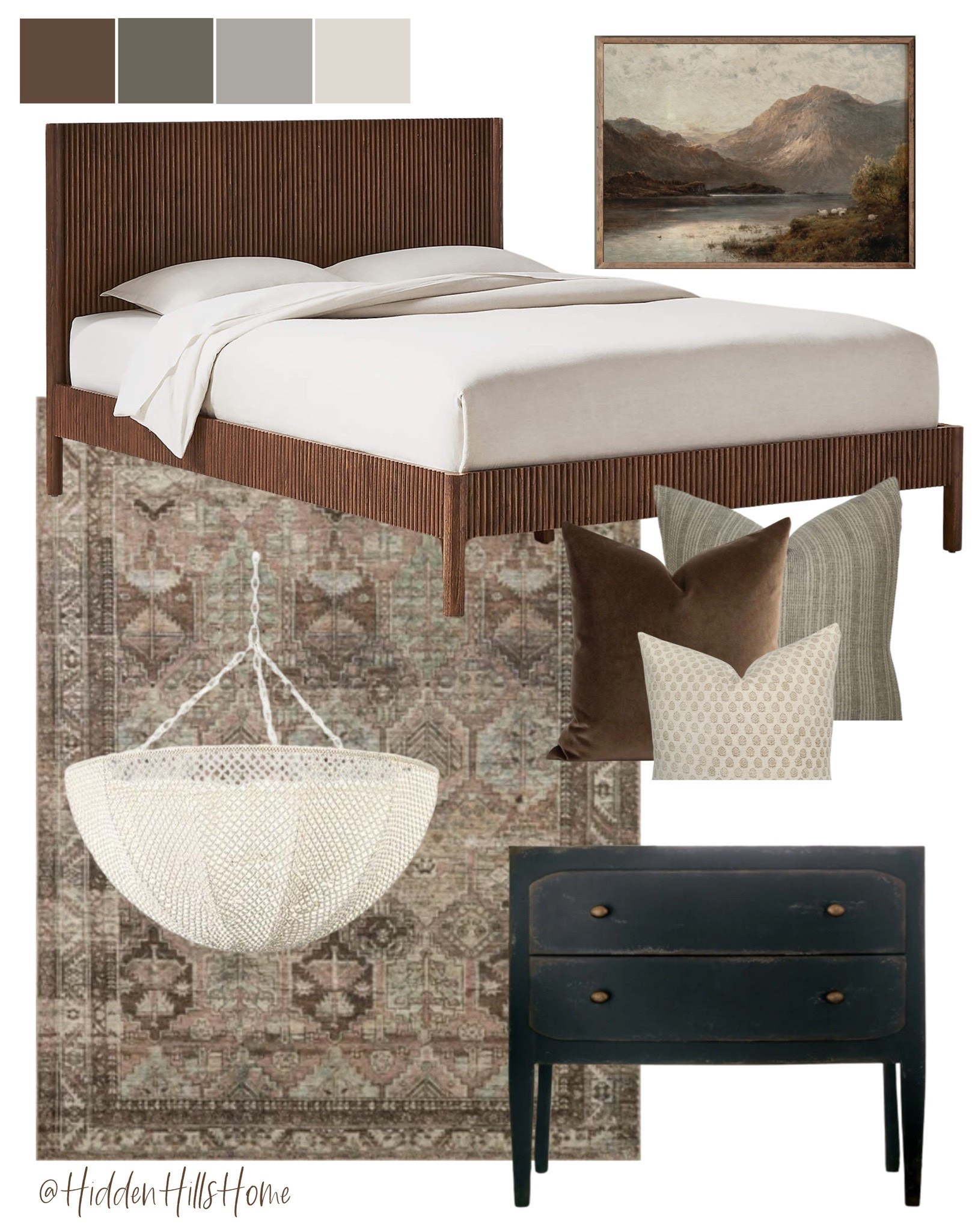 Bedroom decor mood board, bedroom design, master bedroom decor ideas #bedroom
The bed is CB2 but no longer linkable

#LTKHome #LTKSaleAlert #LTKSeasonal