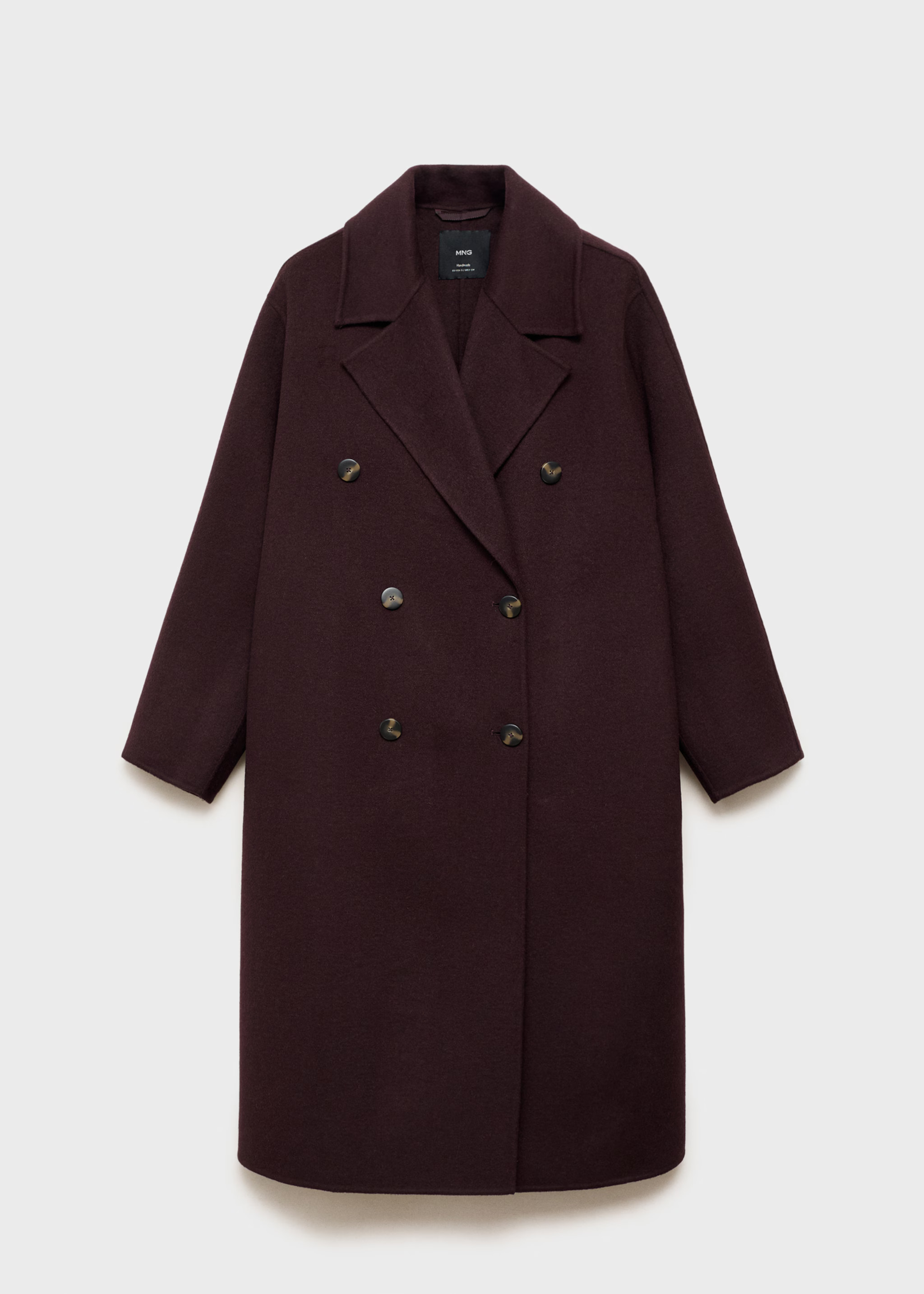 Handmade oversized wool coat | Mango (US/MX/AU)