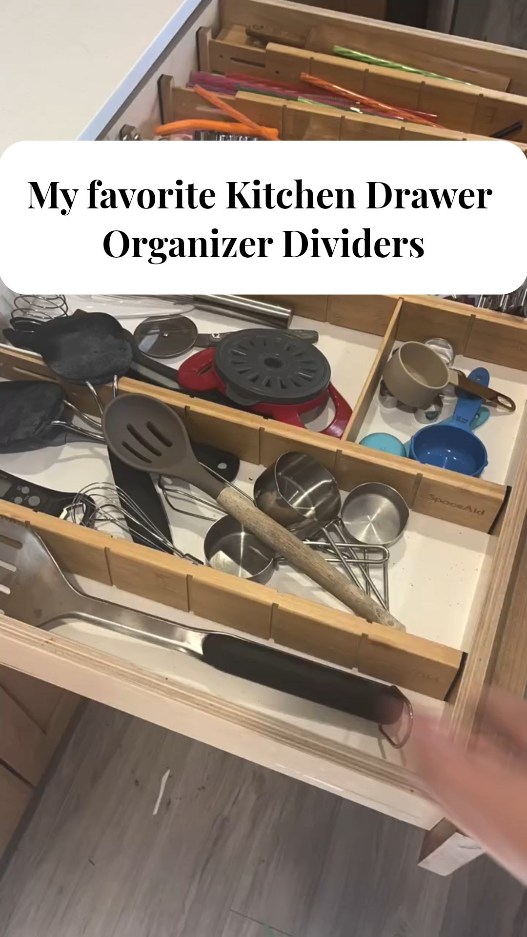 These bamboo drawer dividers are something I have used for over 5 years. I have also used them in several home and all my clients love these. I know you will love them too! They make the biggest difference and make it so everything fits well. 

#drawerdividers #organizationfinds
#homefinds #organizer #utahorganizer

#LTKFindsUnder50 #LTKHome #LTKmomlife