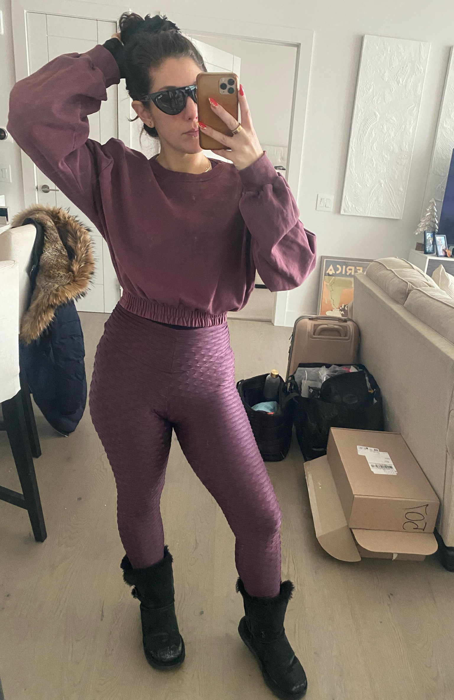 That day after Christmas vibe - mess everywhere but I’m cozy in my BBBs, Uggs and sunnies. #loungewear #bootybybrabants #athleisure

#LTKSeasonal #LTKHoliday #LTKfit