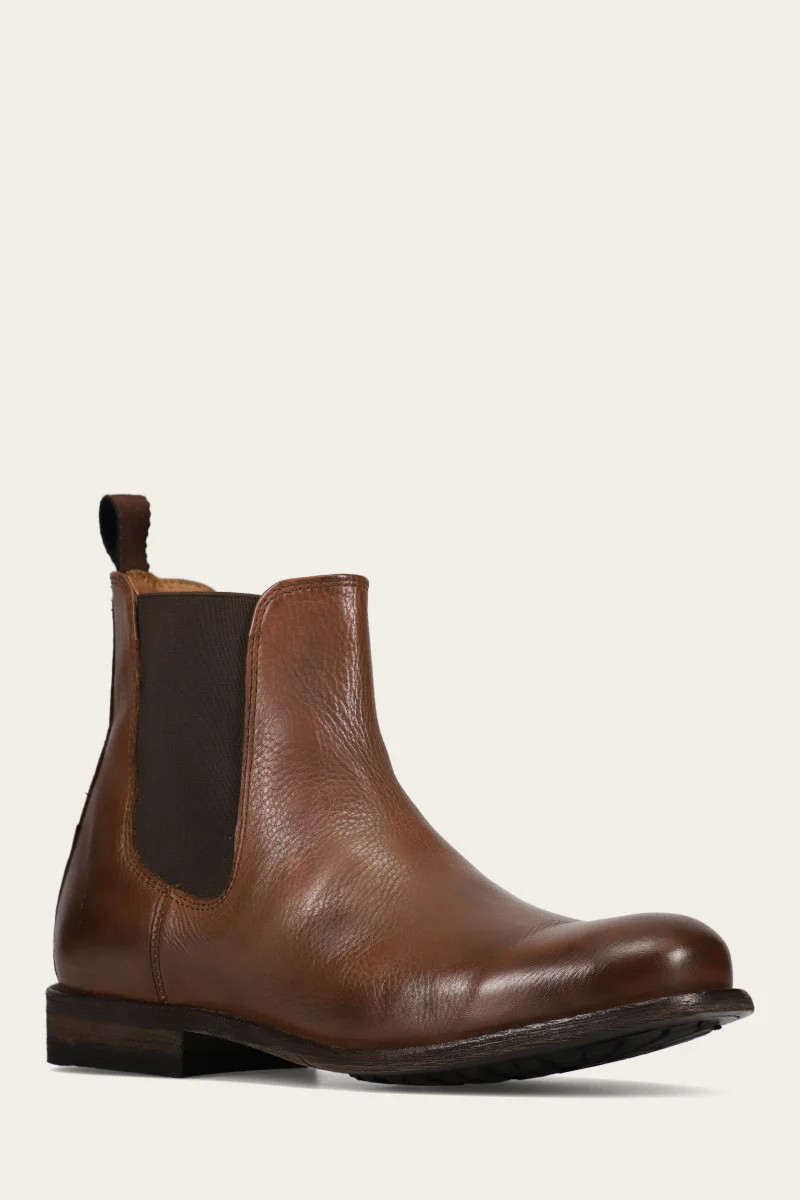 Men's Cognac Tyler Flex Chelsea Boots | The Frye Company | FRYE