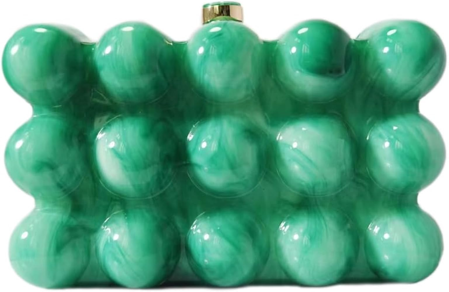 Acrylic Bubble Bag Luxury Marble Clutch Evening Purses for Women Glitter Handbag for Wedding Part... | Amazon (US)