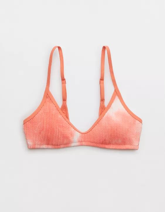 Aerie Crinkle Voop Binding Bikini Top | Aerie