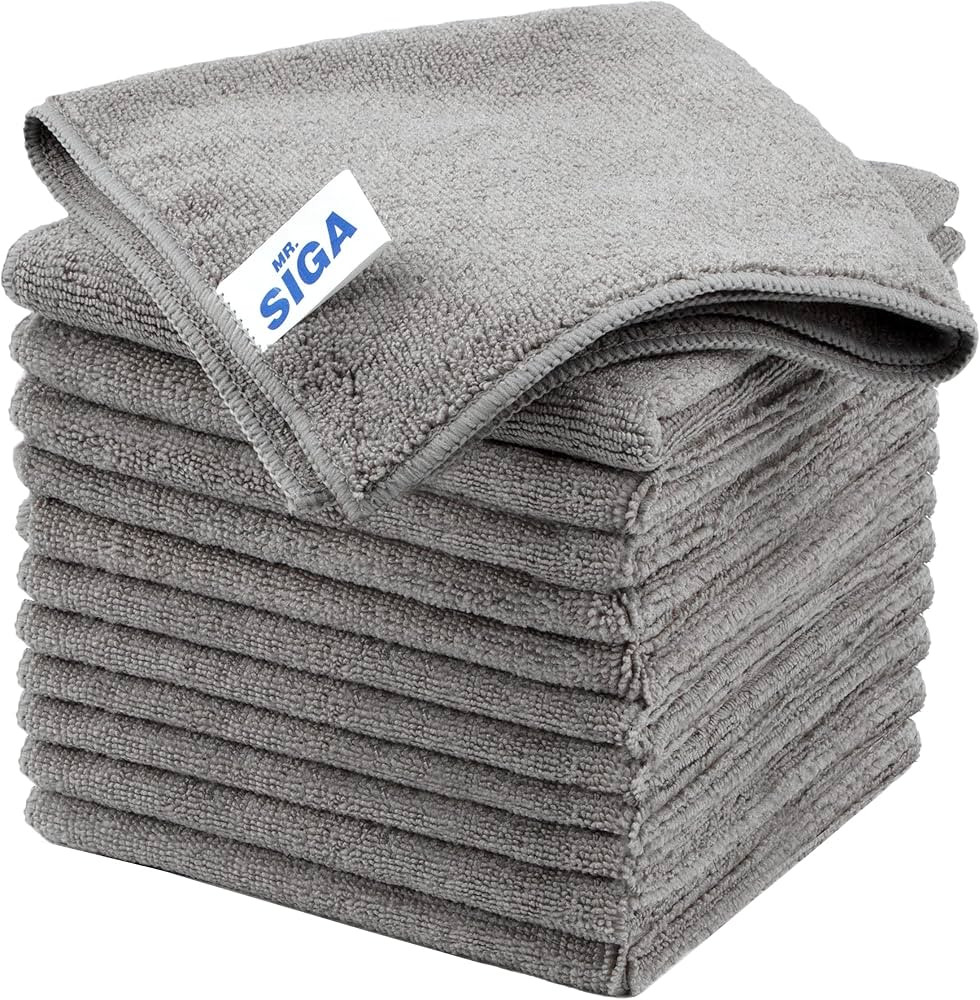 Amazon.com : MR.SIGA Microfiber Cleaning Cloth, All-Purpose Microfiber Towels, Streak Free Cleani... | Amazon (US)