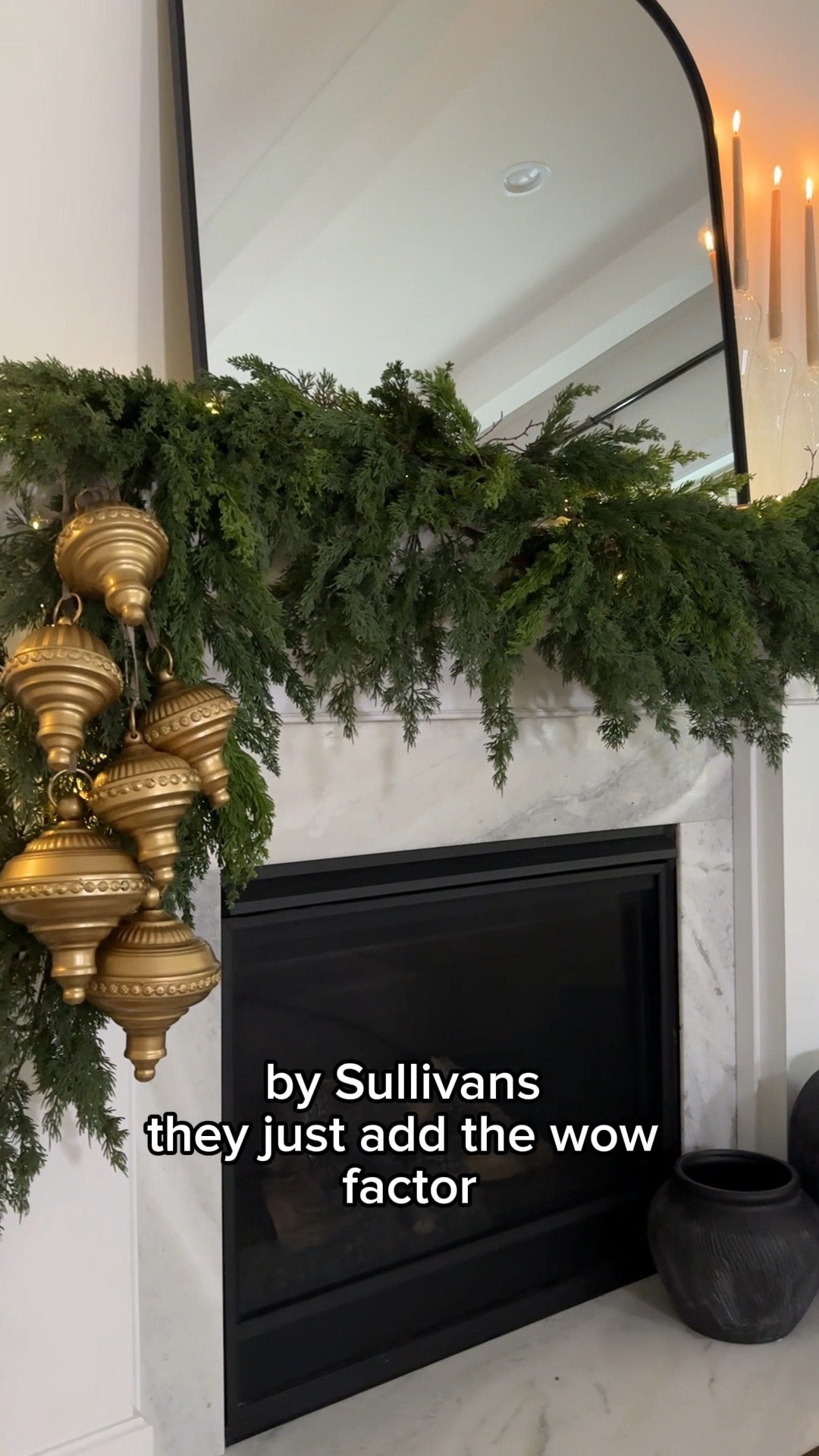 Mantle decor fireplace decor Christmas decor 

#LTKHome #LTKVideo #LTKHoliday