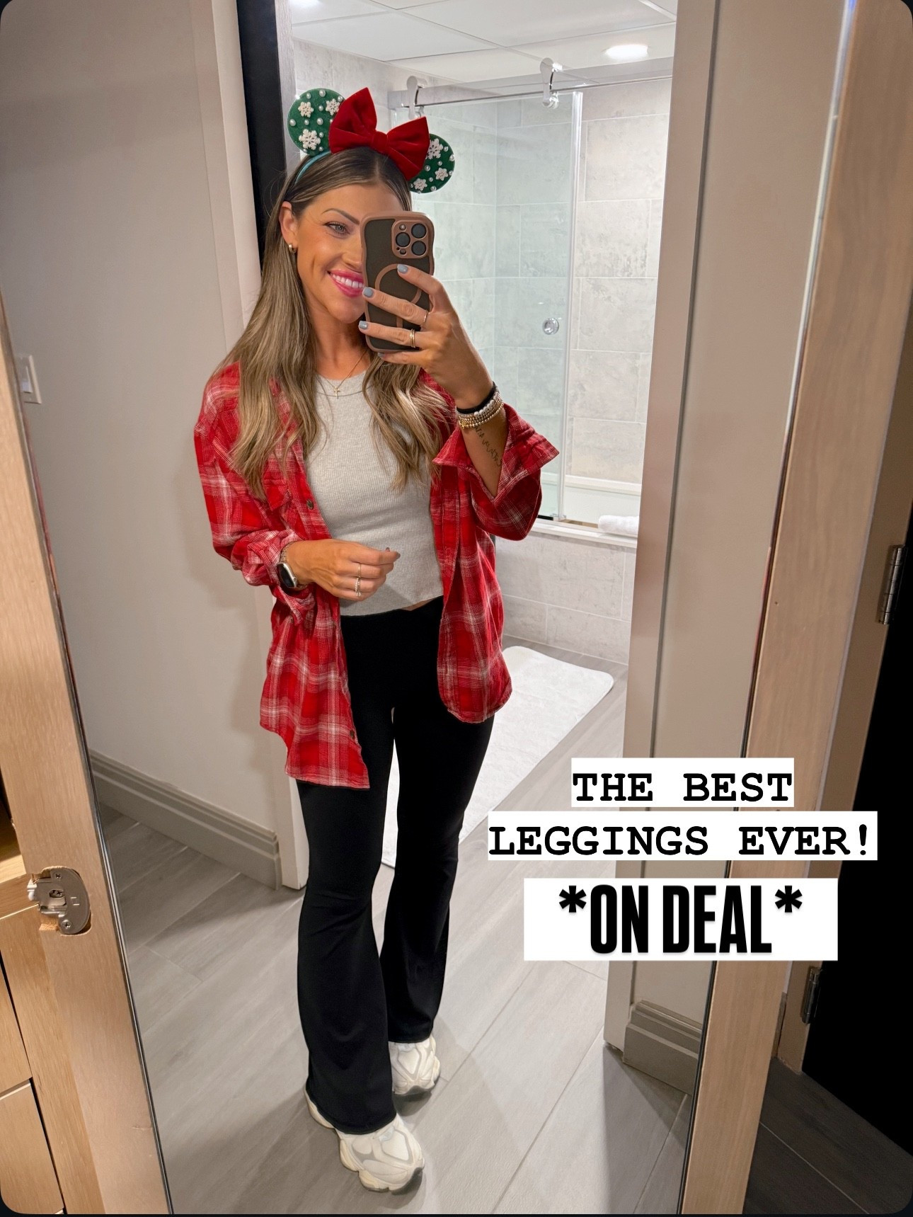 Amazon deal on my fave leggings! 
Christmas Disney outfit idea 