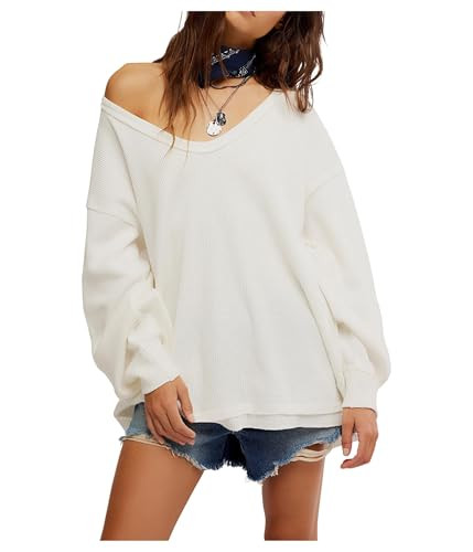 Free People Coast 2 Coast Thermal Clean Ivory MD (Women's 8-10) | Amazon (US)