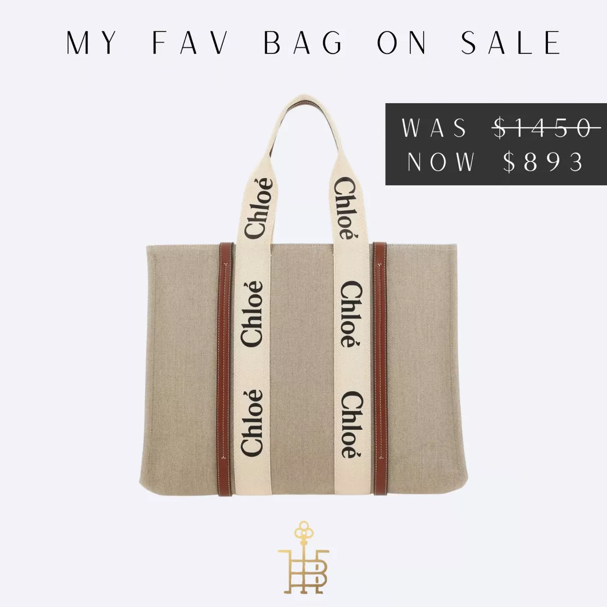 Chloé Large Woody Tote Bag curated on LTK