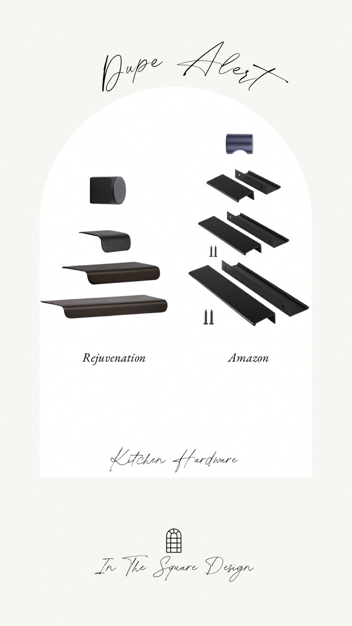 Dupe alert! Cabinet hardware

Black modern hardware, black cabinet knobs, Amazon home, rejuvenation, modern handles, modern knobs, rejuvenation hardware, Amazon hardware 



#LTKfindsunder50 #LTKfindsunder100 #LTKhome