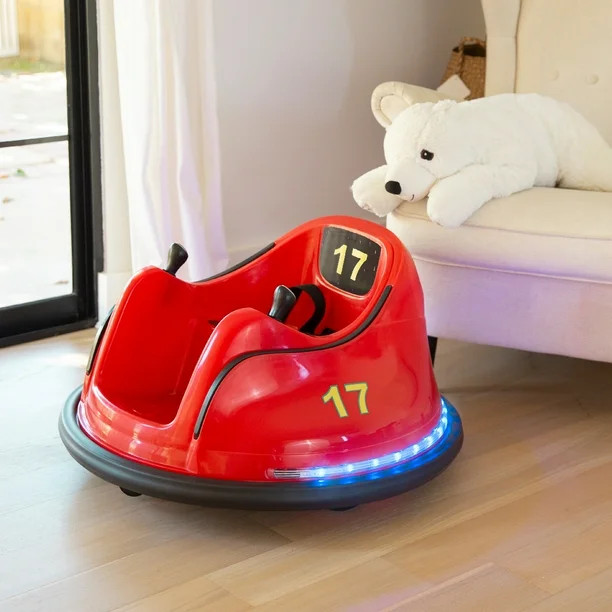 KIDZILLA Kids Ride-On Bumper Car for Kids 360-Spin LED Light ASTM-Certified with Remote Control, ... | Walmart (US)