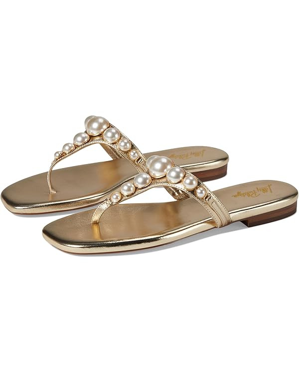 Lilly Pulitzer Women's Cloe Sandals Flat | Amazon (US)