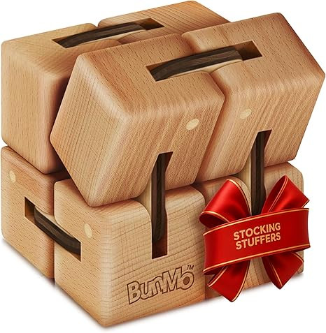 BUNMO Stocking Stuffers for Teens and Adults - Infinity Cube Fidget Toy - Teen Boy Toys - Smooth ... | Amazon (US)