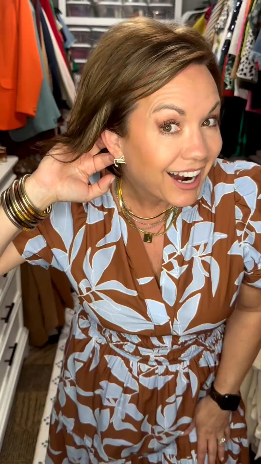 If you want a summer dress that’s cool, comfortable, and instantly makes you feel put together… this is it. #ad 

The smocked waist is super flattering without feeling tight, the flowy fit doesn’t cling in the heat, and the flutter sleeves and pockets are such a good detail.

This is the kind of easy throw-on dress you’ll wear all summer long.

#LTKMidsize #LTKOver40 #LTKWorkwear