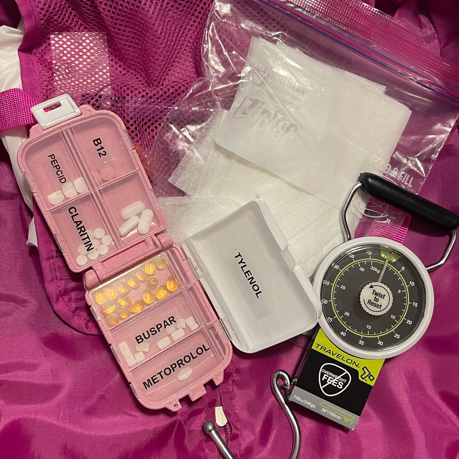 Must pack items for any international trip: pill organizer, travel luggage scale and dryer sheets 
 

#LTKtravel #LTKitbag #LTKhome