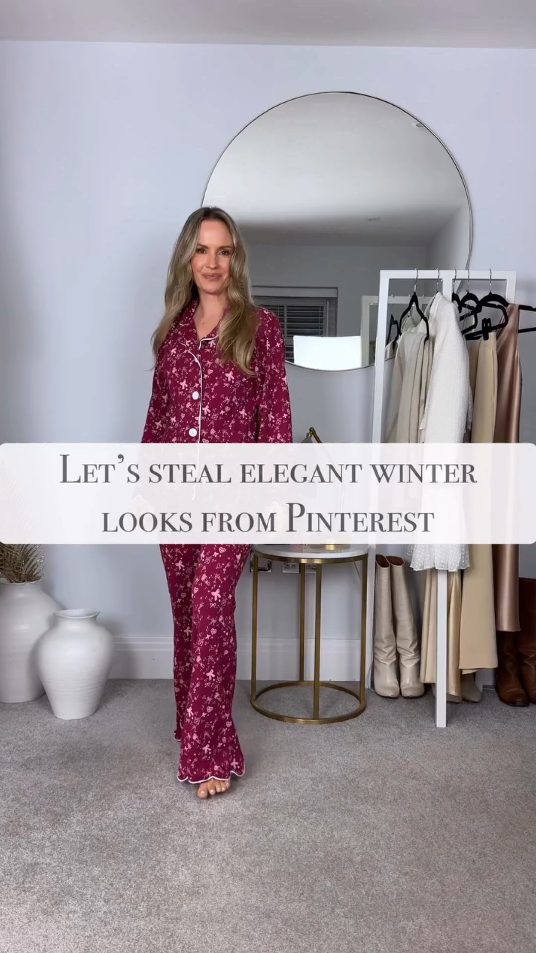 Let’s steal elegant winter outfits from Pinterest.

Do you prefer look 1, 2, or 3?

Whenever I lack a bit of imagination, I turn to Pinterest and find looks that inspire me. Then I challenge myself to recreate them using items I already own.

It’s such a creativity starter. I always feel far more inspired by my wardrobe after forcing myself to look at it properly and figure out how to put these outfits together.

If you are feeling a bit stuck in a style rut, I highly recommend to give it a go. 

I especially liked look number 1 today, and I think I’ll be re-wearing it very soon.

🤍You can find the items I’m wearing in my link in bio, or just comment “link” and I will DM the links to you 🤍

…and if you want to start your own wardrobe journey, I suggest you begin with the 7 day wardrobe reset. Just comment “reset” and I will send you a dm. (Use the code “FIRST40” for 40% off)

#tessmontgomery #oldmoneyoutfits #elegantlook #elegantoutfit

#LTKgrwm #LTKOver40 #LTKSeasonal