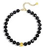 Multicolor Chunky Beaded Necklace, Statement Colorful Round Ball Beads Choker Necklace with Gold-... | Amazon (US)