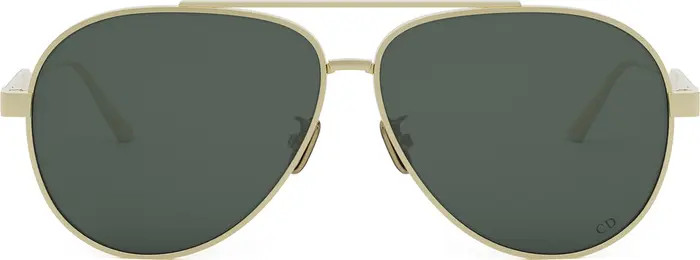'DiorCannage A1U 61mm Pilot Sunglasses | Nordstrom