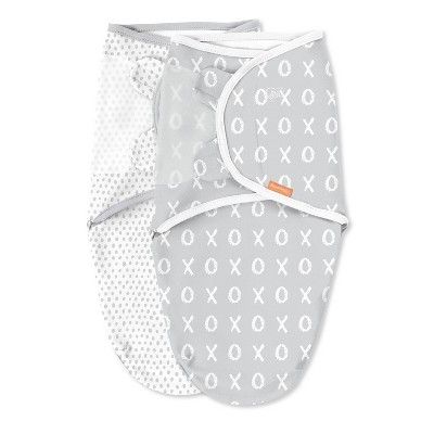 SwaddleMe Original Swaddle with Easy Change - Kiss Ya 0-3 Months S/M 2pk | Target