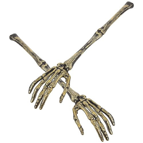 Skeleton 1 Pair Skeleton Hands Salad Tongs Plastic Skeleton Arms & Hands Serving Forks or Tongs Halloween Gothic Home Decor Party Supplies Plastic Spoons | Amazon (US)