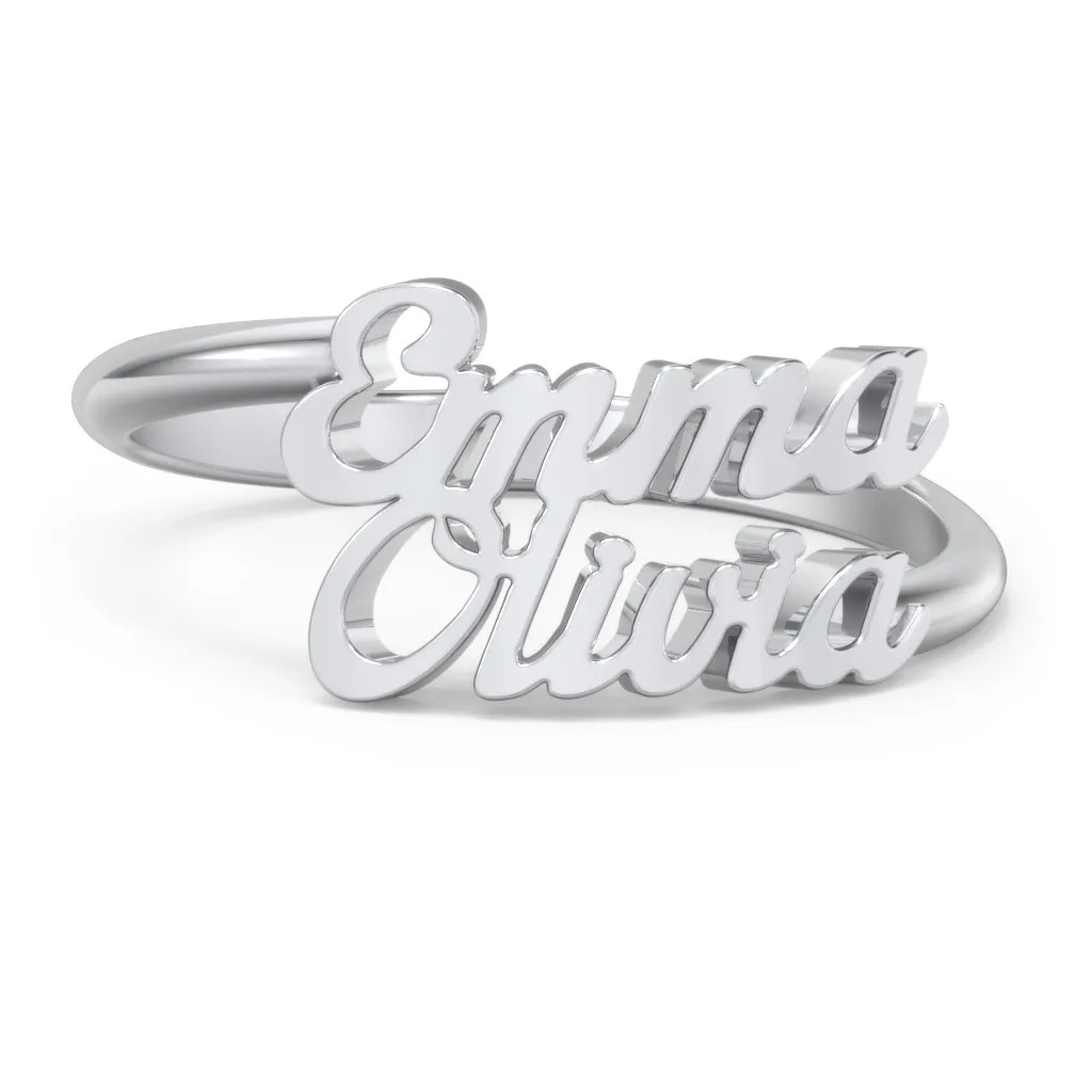 Personalized Two Name Ring | Jewlr