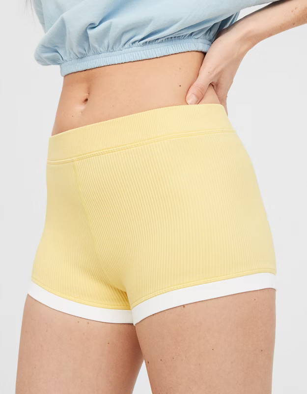 OFFLINE By Aerie Main Squeeze Seamless Super Shortie | American Eagle Outfitters (US & CA)