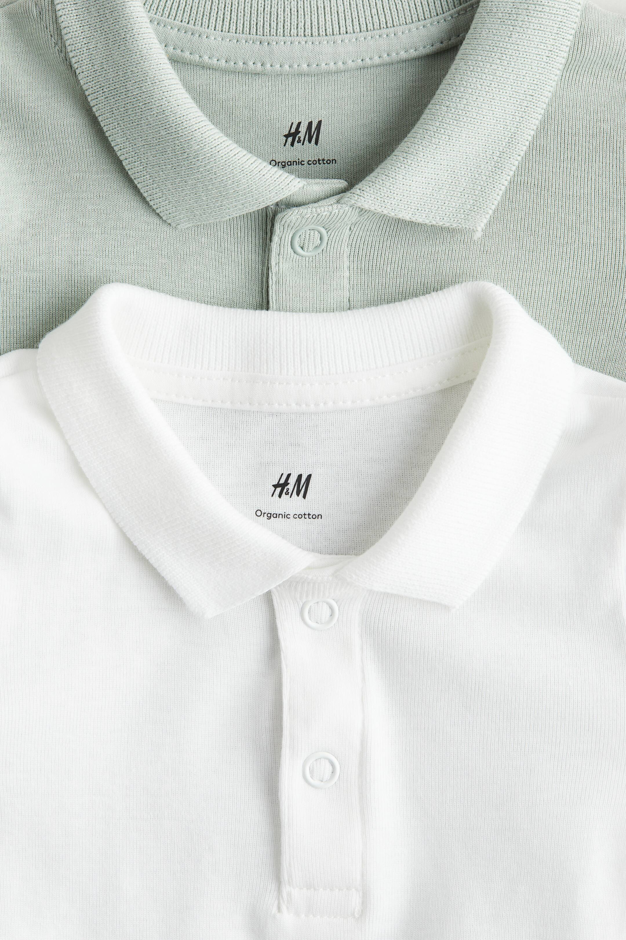 2-pack Pointelle Bodysuits | H&M (US + CA)