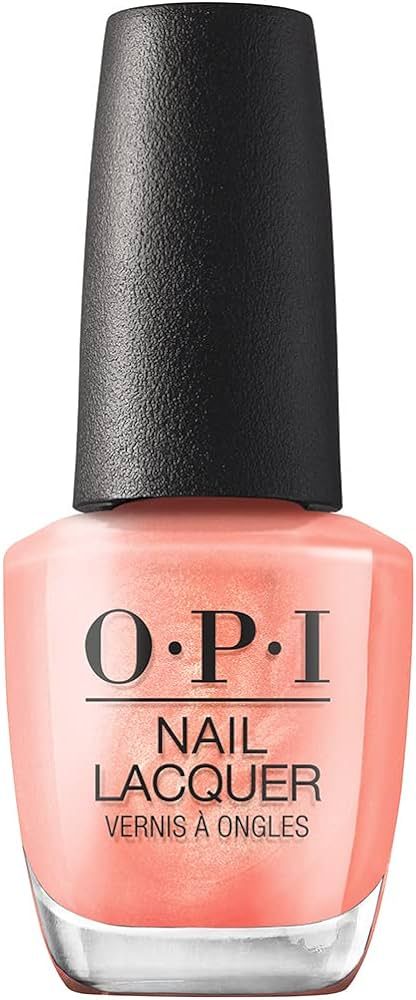 OPI Nail Lacquer, Data Peach, Pink Nail Polish, me myself Spring ‘23 Collection, 0.5 fl oz. | Amazon (US)