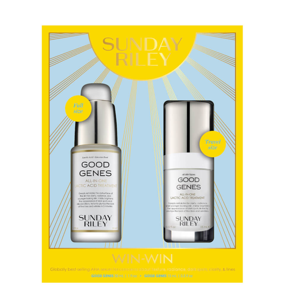 Sunday Riley Win Win Good Genes Lactic Acid Duo Skincare Set (Worth $129.00) | Dermstore (US)