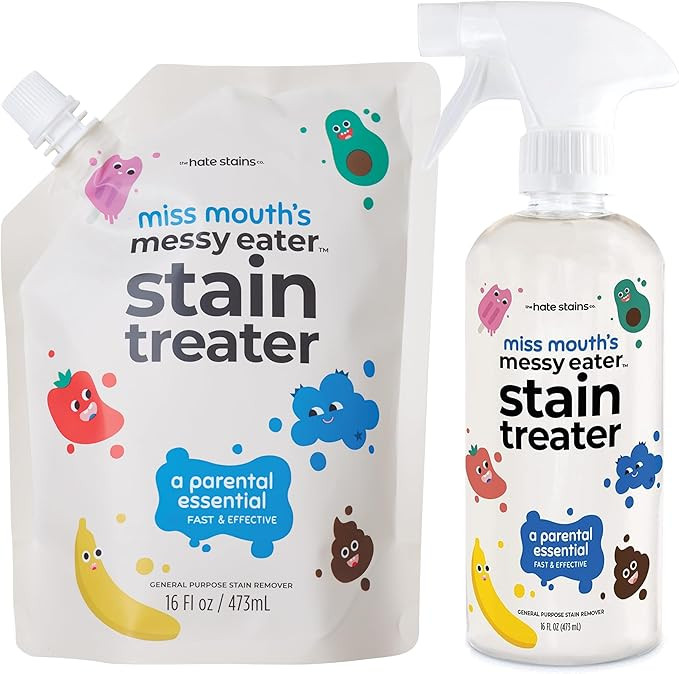 Miss Mouth's Messy Eater Stain Treater - 16oz Spray and 16oz Refill Pouch | Amazon (US)