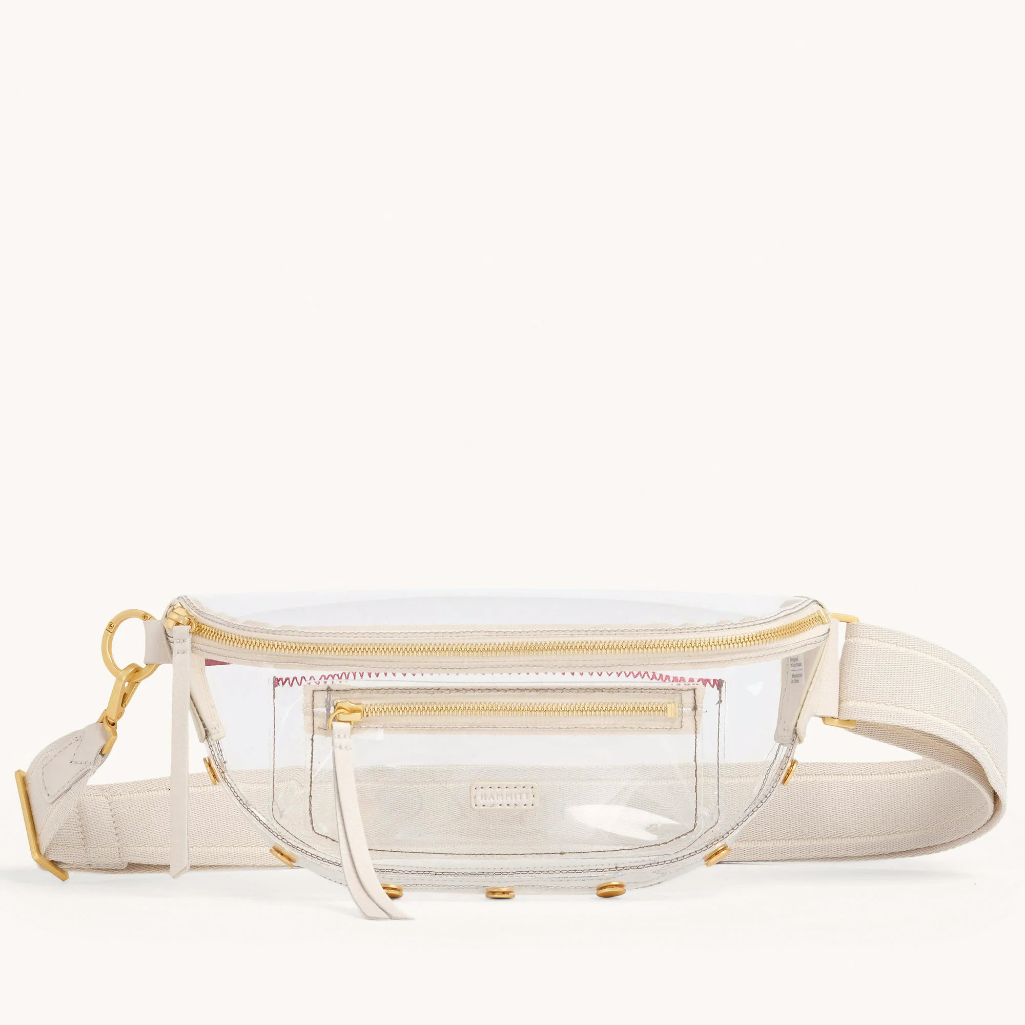 Charles Crossbody Clear | Calla Lily White/Brushed Gold | Med 840220516536 | Hammitt (US)