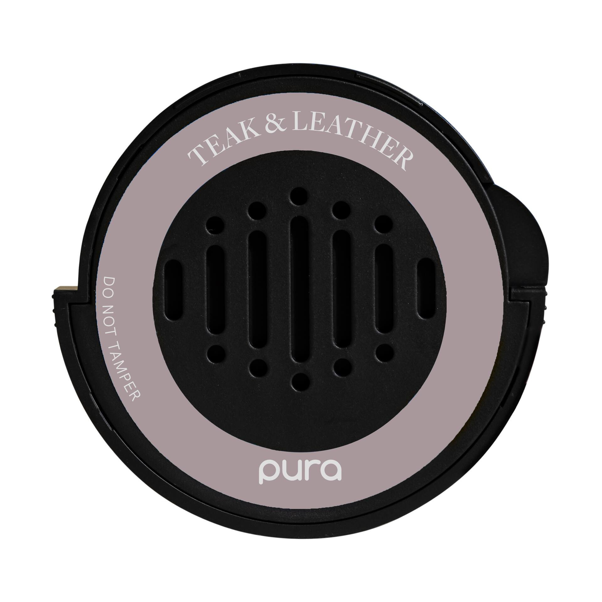 Pura - Teak & Leather Car Fragrance Refill - Purple | Best Buy U.S.